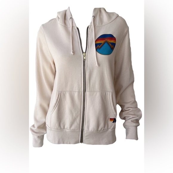 ‼️❤️‍🔥RARE❤️‍🔥‼️ 🎸AVIATOR NATION🎸ALL SEASONS HOODIE ✨Almond✨ Size Small✨ - Picture 3 of 16